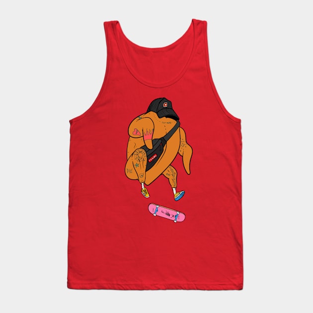 Turkey Skater Tank Top by CalebLindenDesign